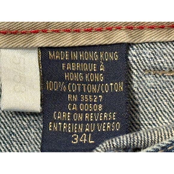 Vintage Marithé + François Girbaud High Waisted Stonewashed Jeans, Size 34L - Picture 9 of 9